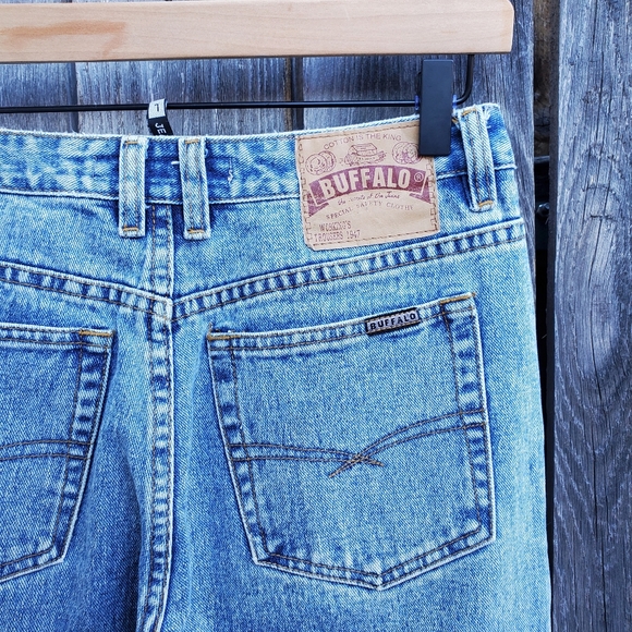 Y2K Mid Rise Beaded Dyed Cotton Jeans - Picture 6 of 10